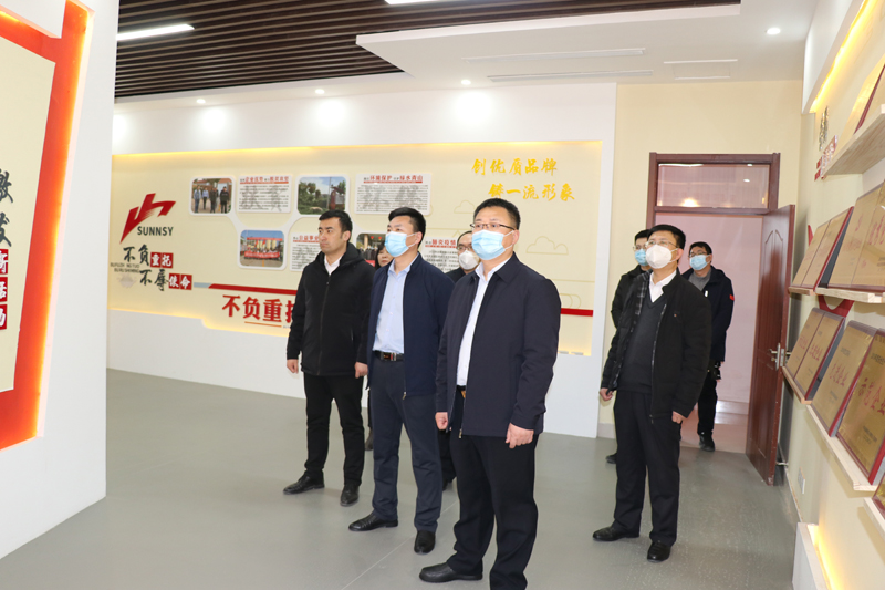 乐陵市委常委、统战部部长孙宝华到乐陵公司调研
