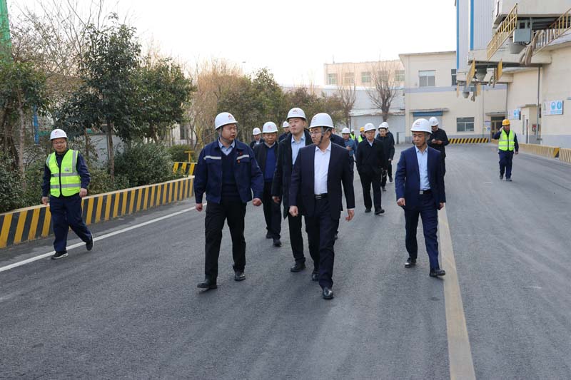 淄博市副市长、淄川区委书记田兵兵莅临双凤公司调研