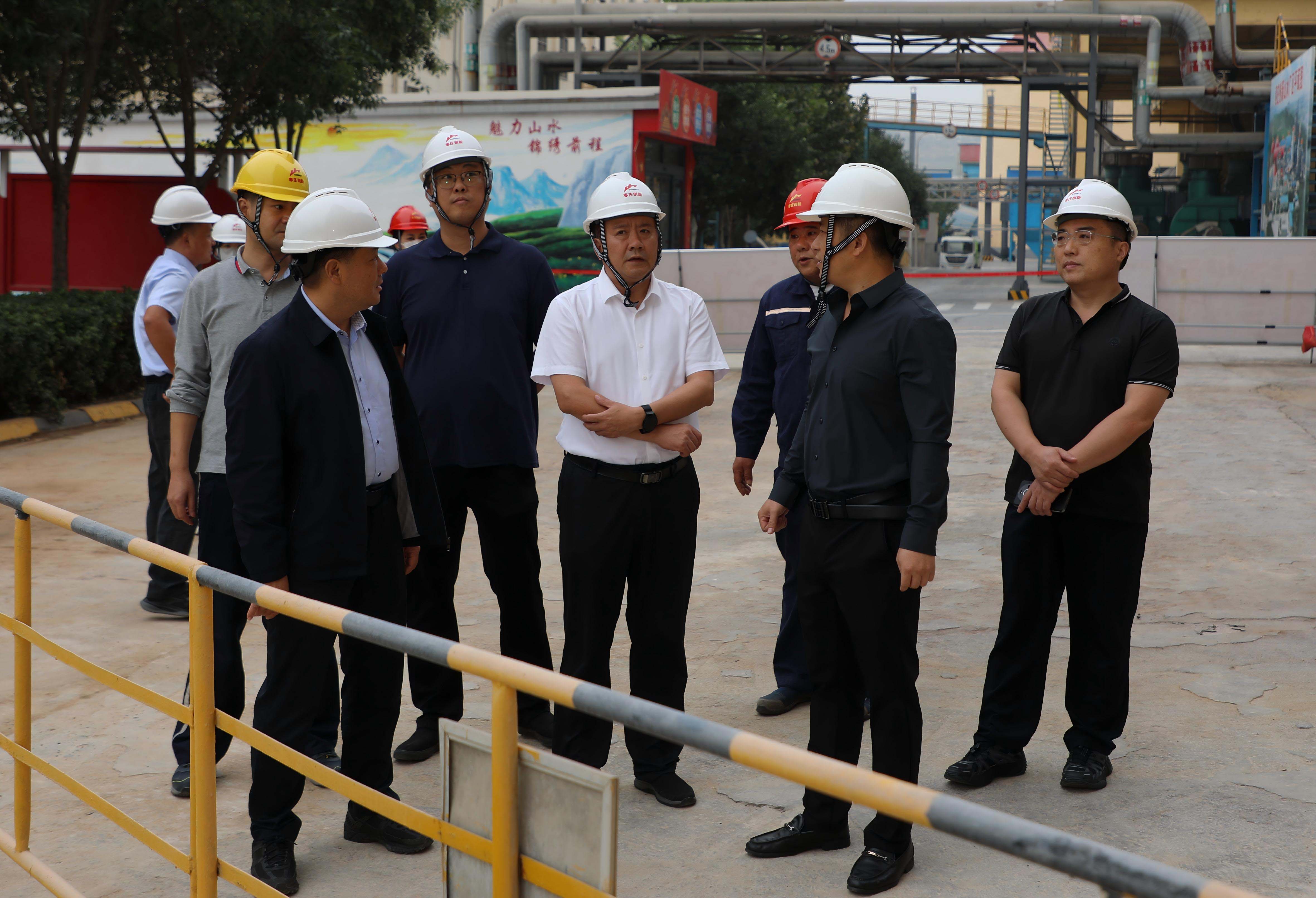 台儿庄区委副书记、区长李军一行枣庄创新公司调研 (5)