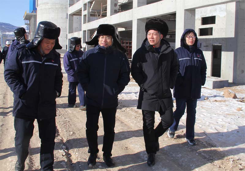 集团副总裁兼东北运营区总经理赵宏波到赤峰项目检查指导工作_1