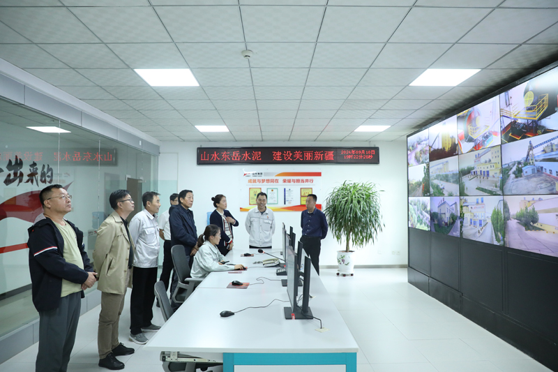 新疆建材行业协会吕志坚一行到新疆运营区调研 (3)