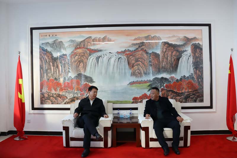 11月10日江源区委书记潘国强莅临白山公司调研 11月10日江源区委书记潘国强莅临白山公司调研